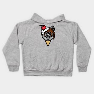 Cutest Turbo - Chocolate Ice Cream Kids Hoodie